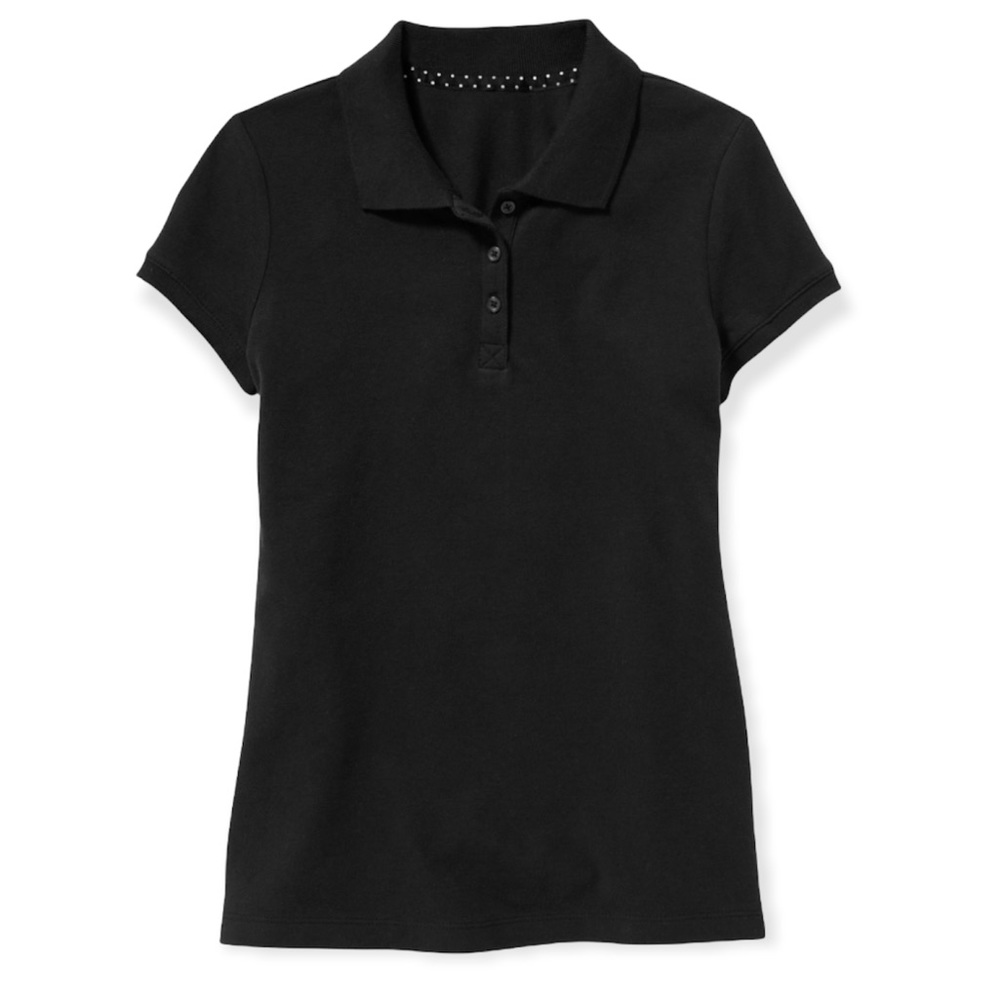 Old Navy - Girls Black School Uniform Polo Shirt (NEW WITH TAGS) Size: Small